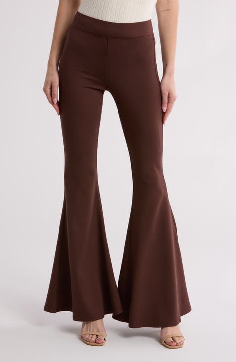 Kiki High Waist Pull-On Flare Pants<br />