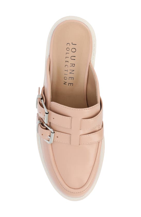 Shop Journee Collection Brydie Platform Mule In Blush