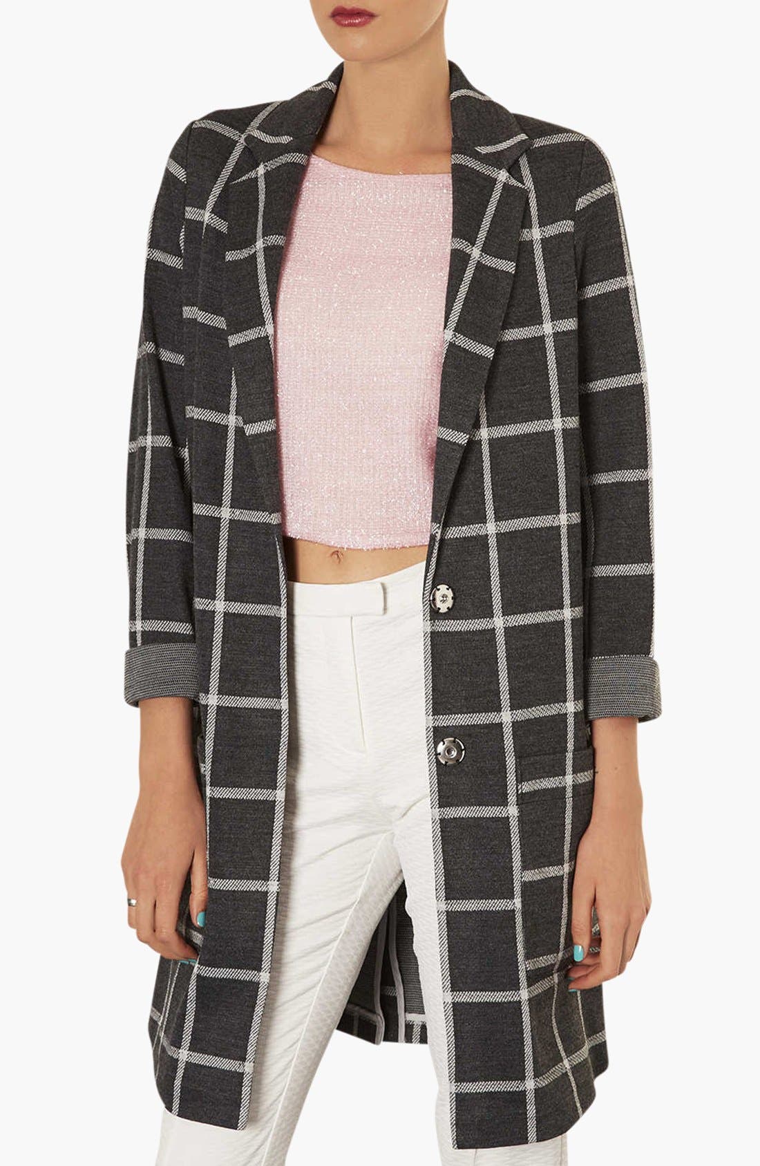 Check Pattern Coat Nordstrom