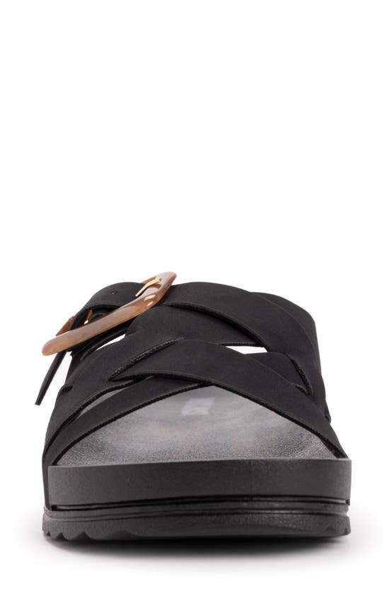 Muk Luks Grand Shayna Slide Sandal In Black