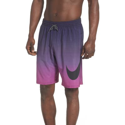 Nike Swoosh Vital Volley Swim Trunks, Purple