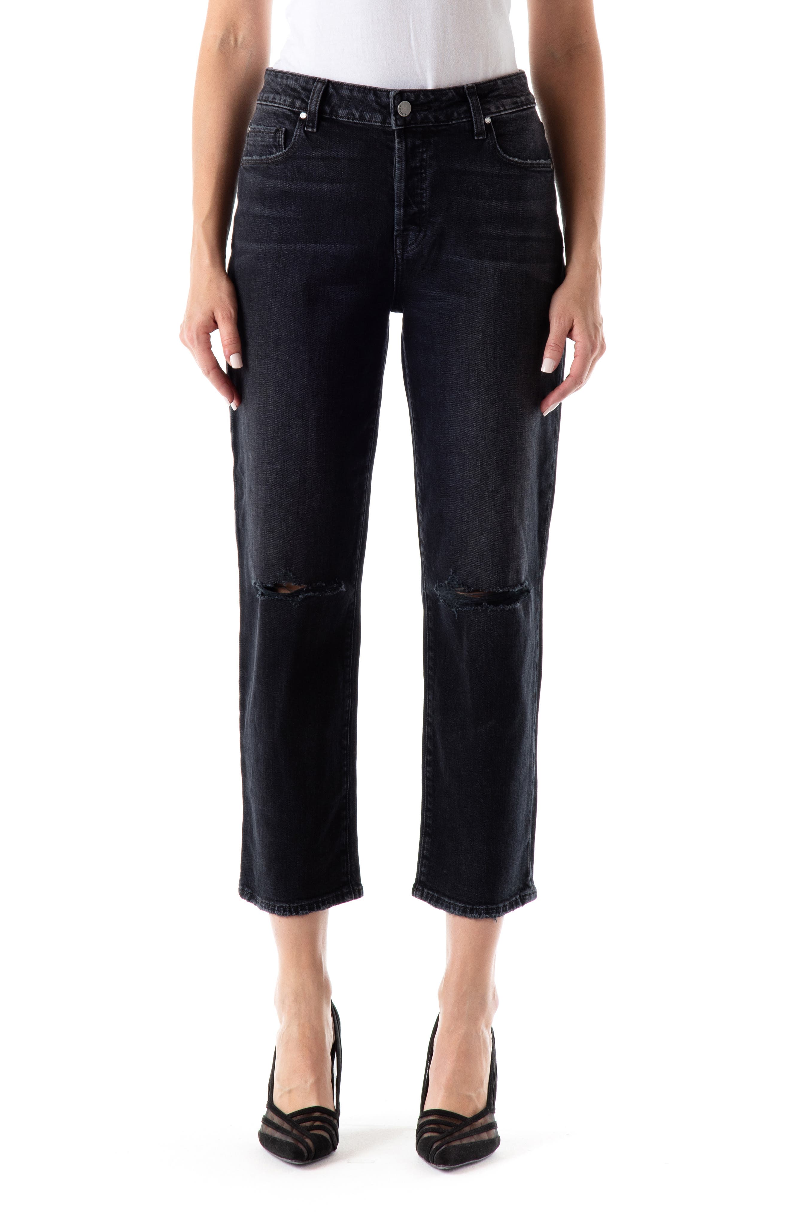 Fidelity Denim Jimi Ripped High Waist 