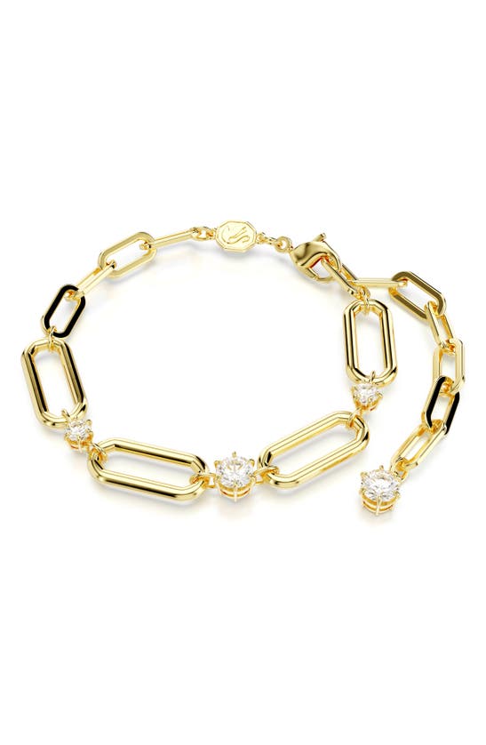 Shop Swarovski Constella Bracelet In Gold