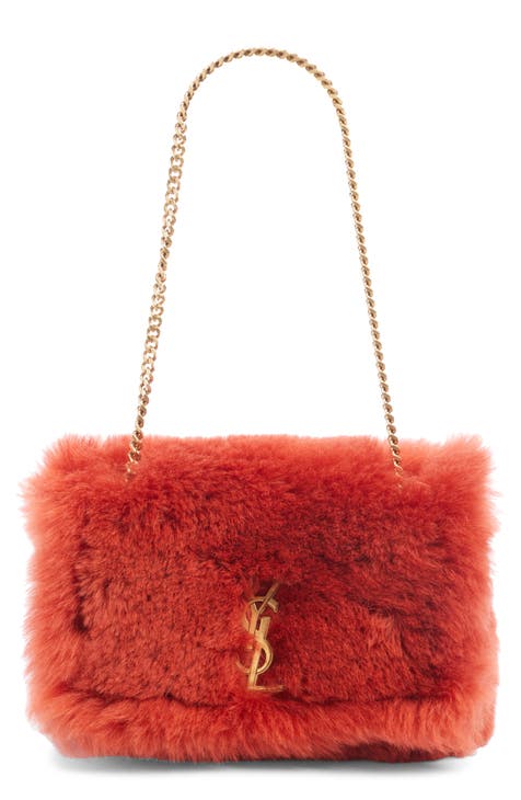 Saint Laurent Fur Exterior Bags & Handbags for Women for sale