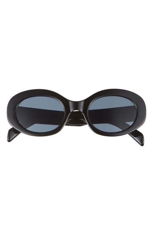 Shop Wisdom Frame 16 Round Sunglasses In Black