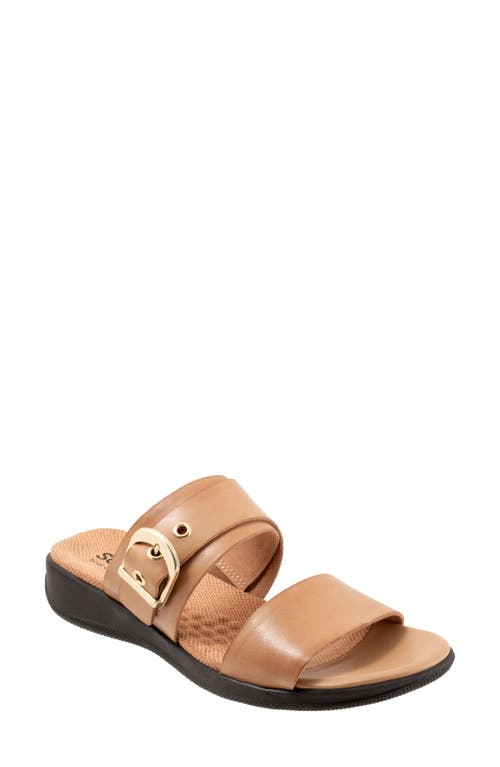 SoftWalk Toki Slide Sandal Tan at Nordstrom,