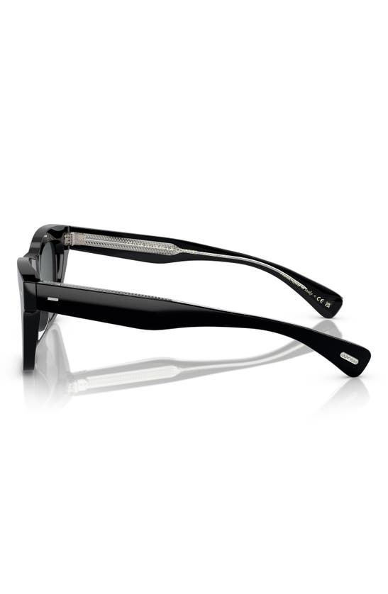 Oliver Peoples Ms Oliver Acetate Square Sunglasses In Black Polarized
