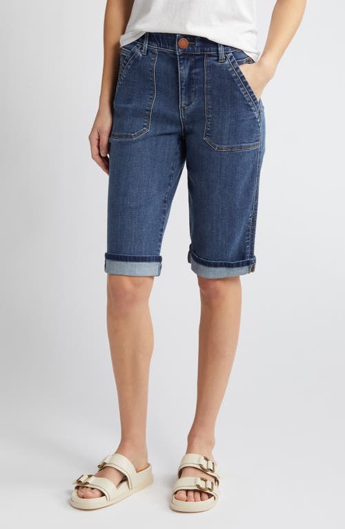 Wit & Wisdom Cuffed Denim Shorts Indigo at Nordstrom,