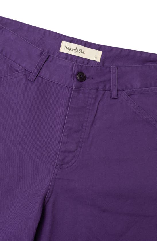 Shop Imperfects Utility Chino Pants In Purple Magic