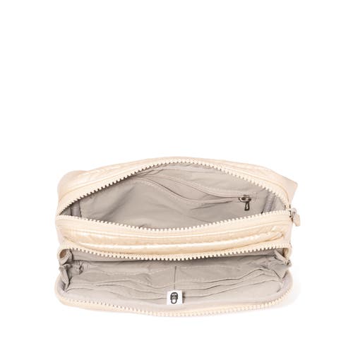 Baggallini Modern Belt Bag Sling In Champagne Puff