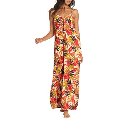 Billabong Sweet Kiss Maxi Dress, Yellow