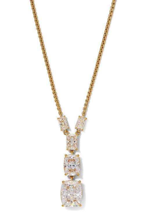 Nadri Northern Lights Cubic Zirconia Pendant Necklace In Gold