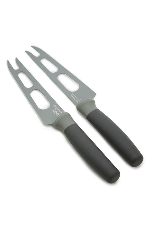 Berghoff Leo Balance Nonstick Cheese Knife 2-piece Set In Gray
