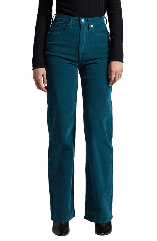 Silver Jeans Co. Highly Desirable High Waist Corduroy Trouser Jeans in Jewel