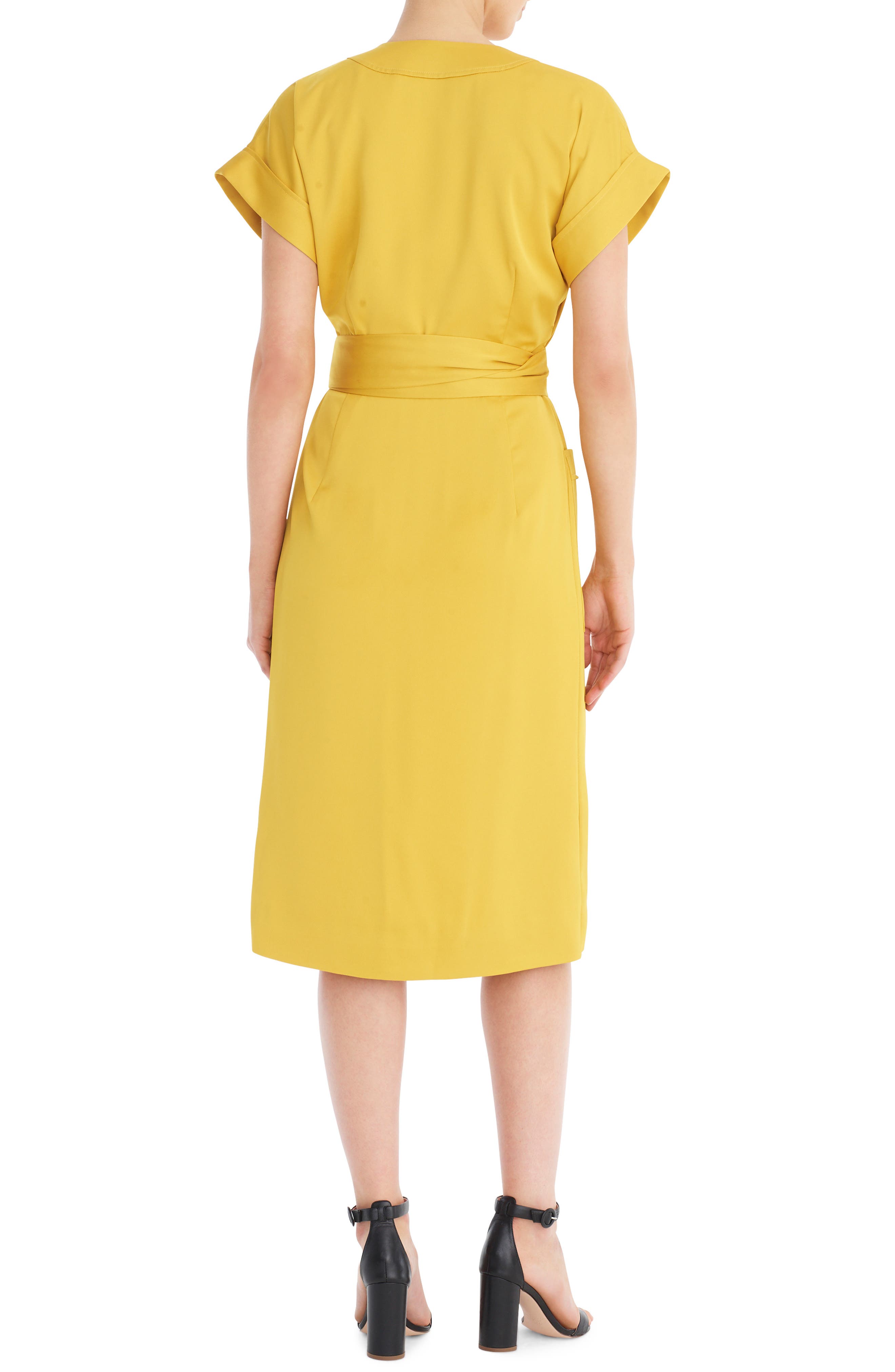 j crew short sleeve wrap dress