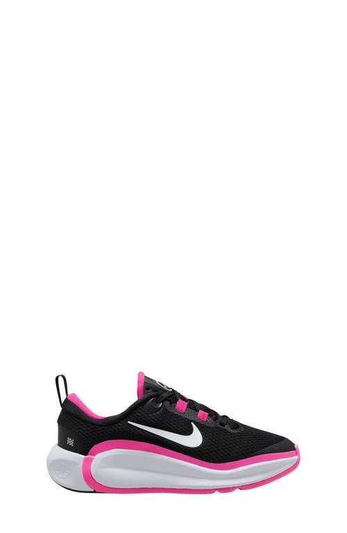 Nike Kidfinity Trainer In Black/white/laser Fuchsia