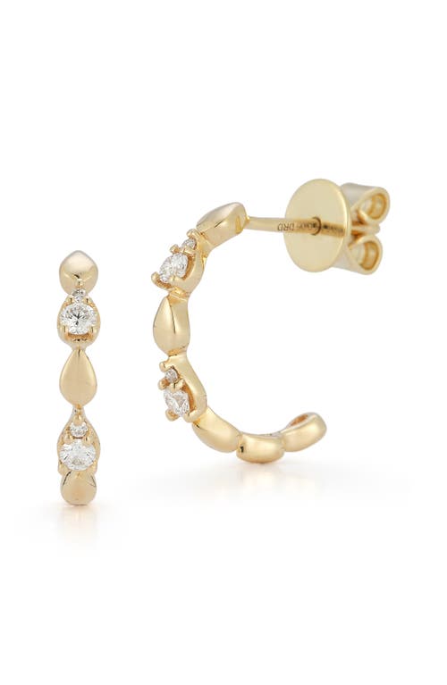 Dana Rebecca Designs Sophia Ryan Diamond Hoop Earrings in Yellow Gold at Nordstrom