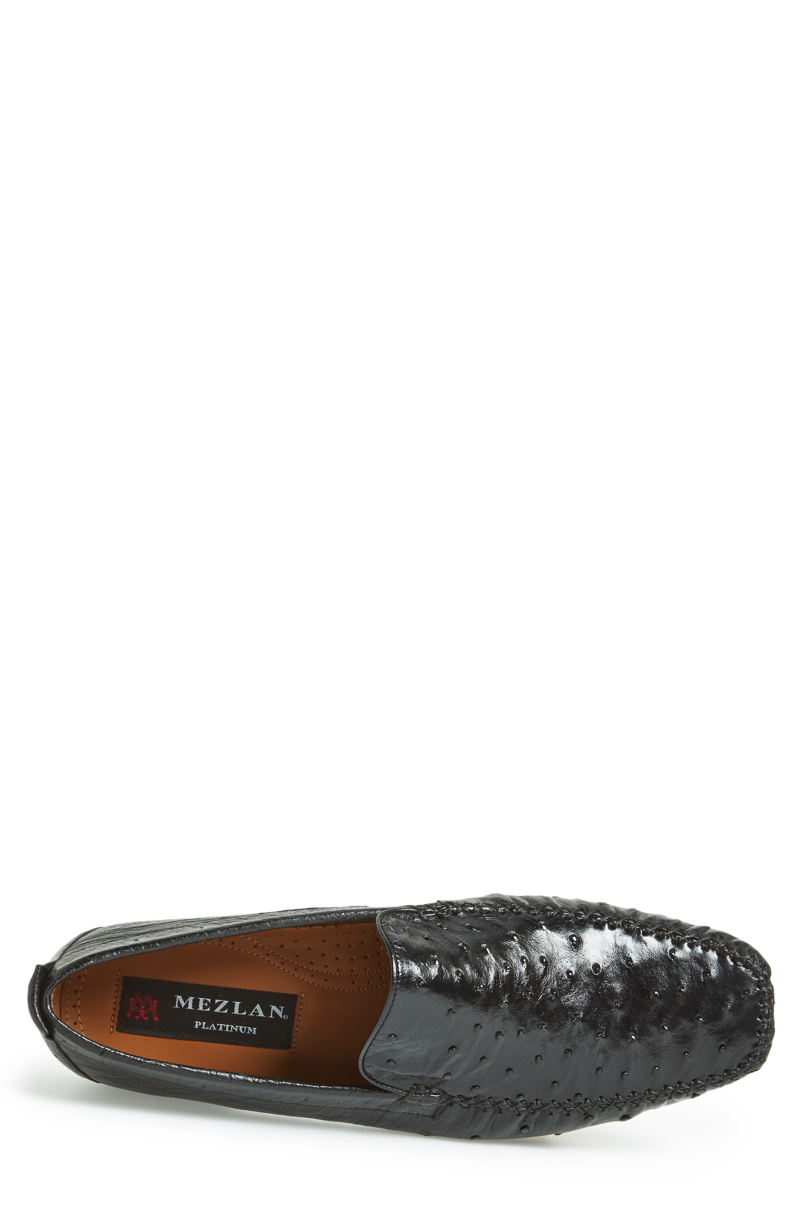 mezlan ostrich loafers