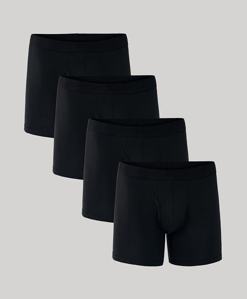 PACT PACT ORGANIC EVERYDAY BOXER BRIEF 4-PACK 