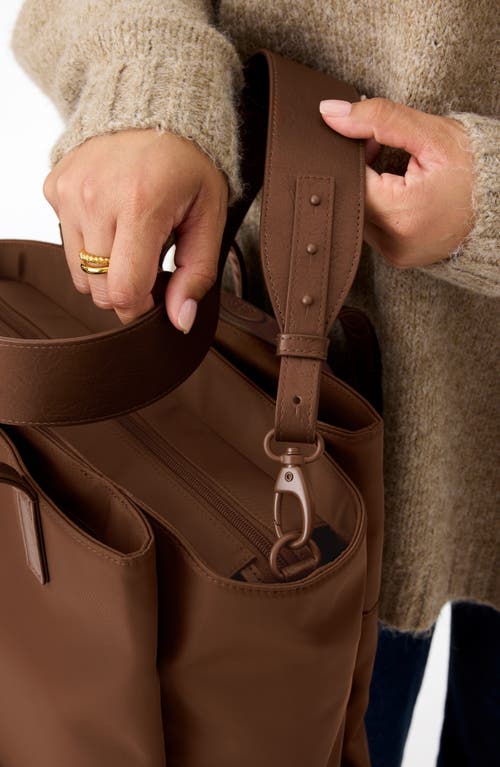 Beis Béis The Commuter Tote In Maple