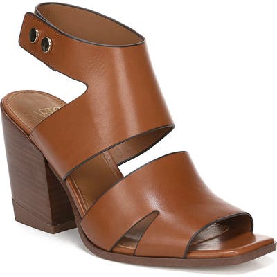 Sarto By Franco Sarto Isabella Block Heel Sandal, Brown