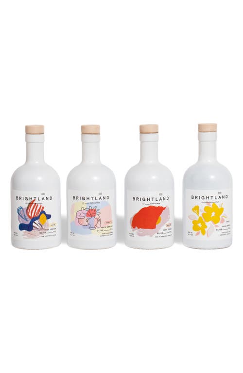 Brightland Artist 4-Piece Infused Olive Oil Set in None at Nordstrom