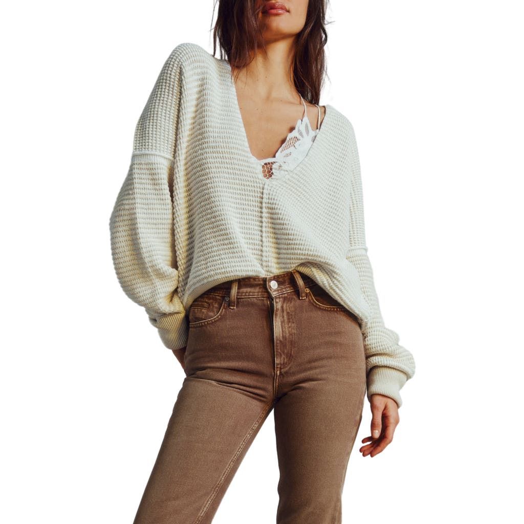 Free People Into You Oversize Jumper In Oatmilk