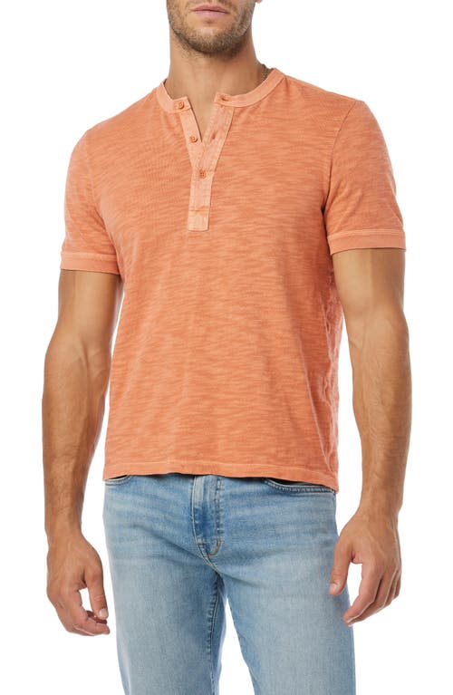 Milo Short Sleeve Utility Henley in Cork