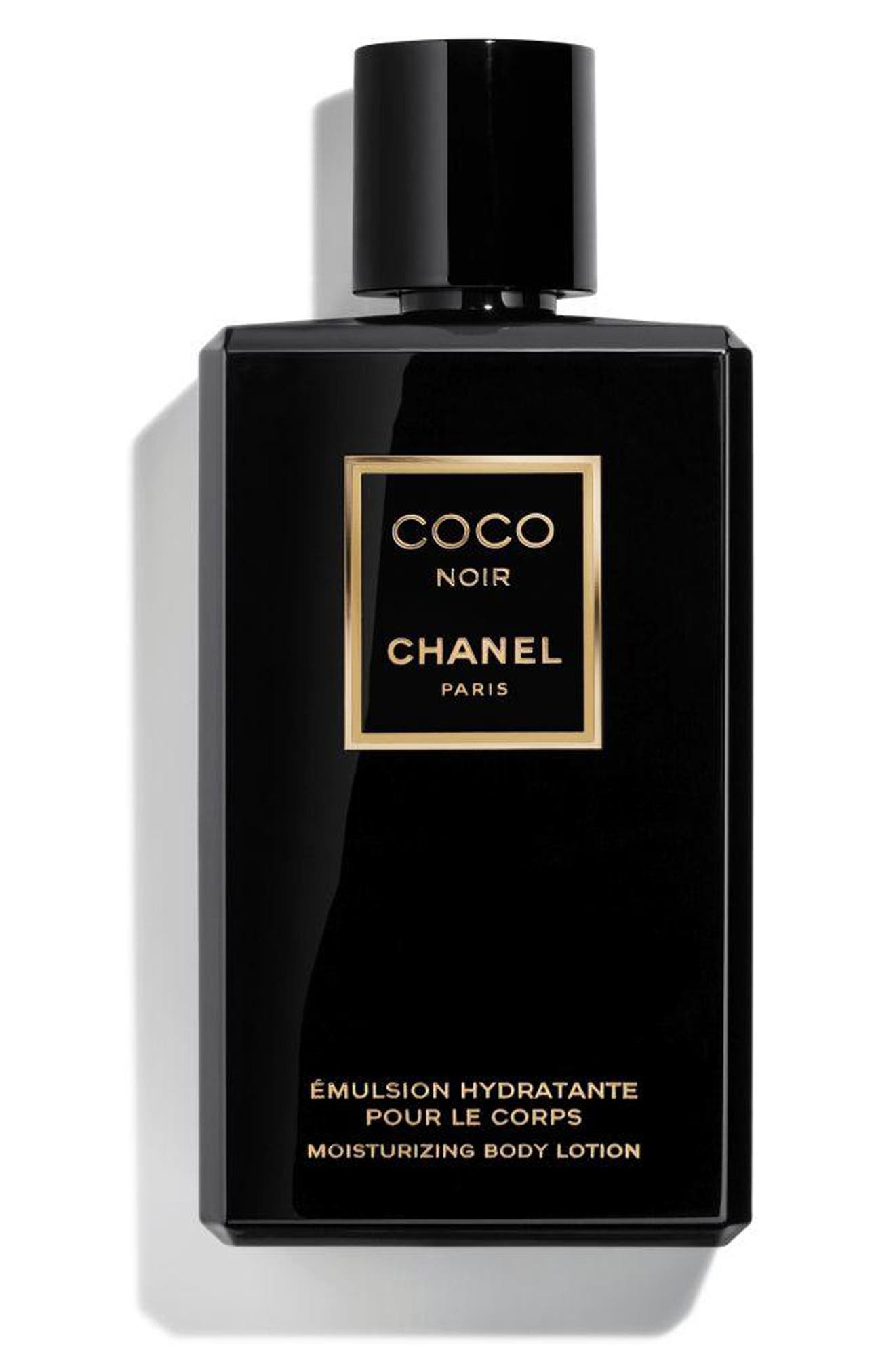 coco noir chanel body lotion