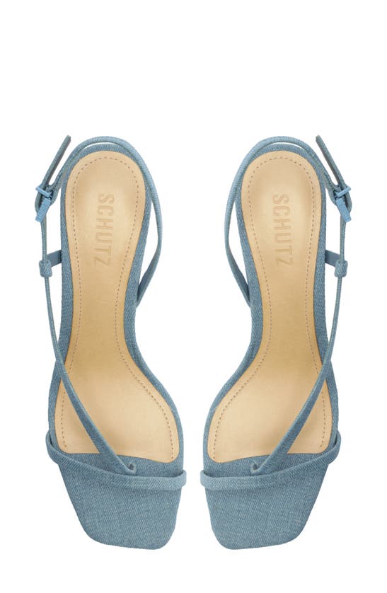 Shop Schutz Heloise Slingback Sandal In Azul