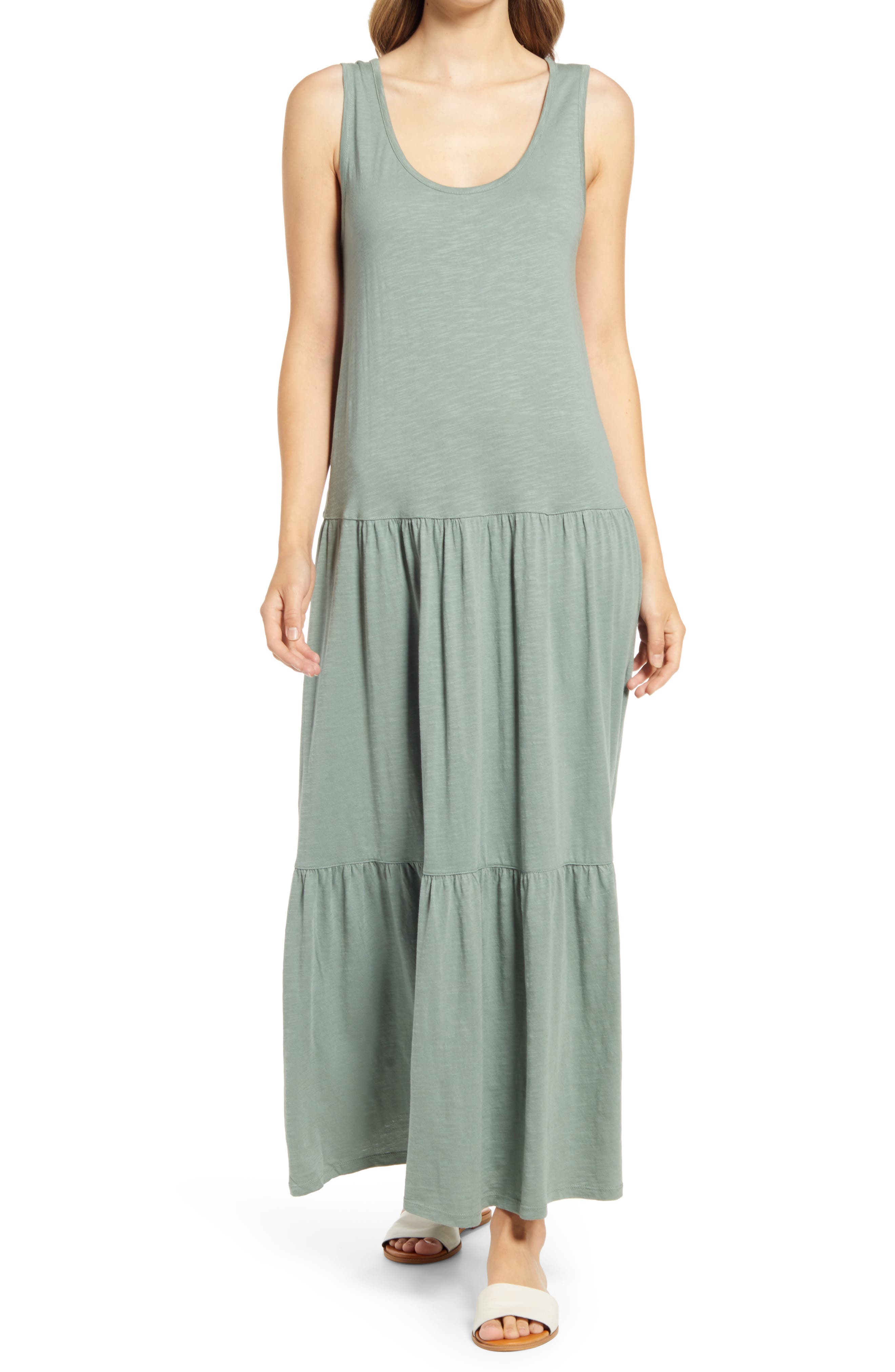 green maxi dress canada