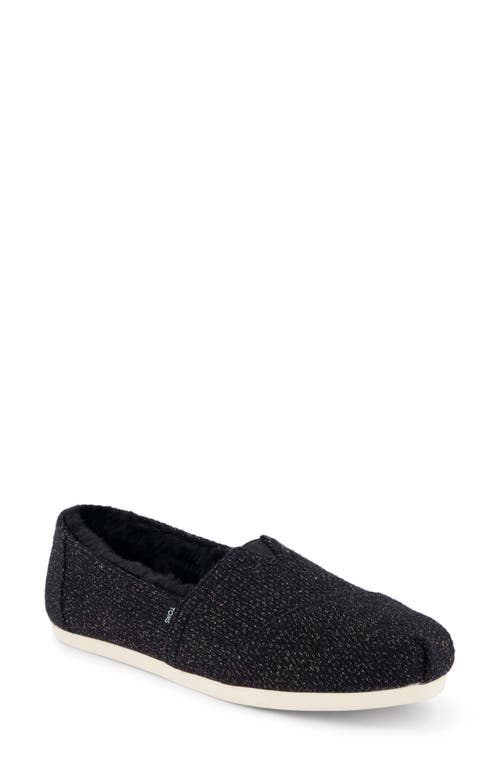 Shop Toms Alpargata Classic Slip-on In Black