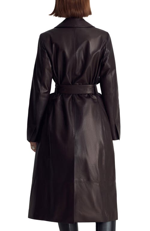 Shop Dawn Levy Ophelia Coat In Chocolate