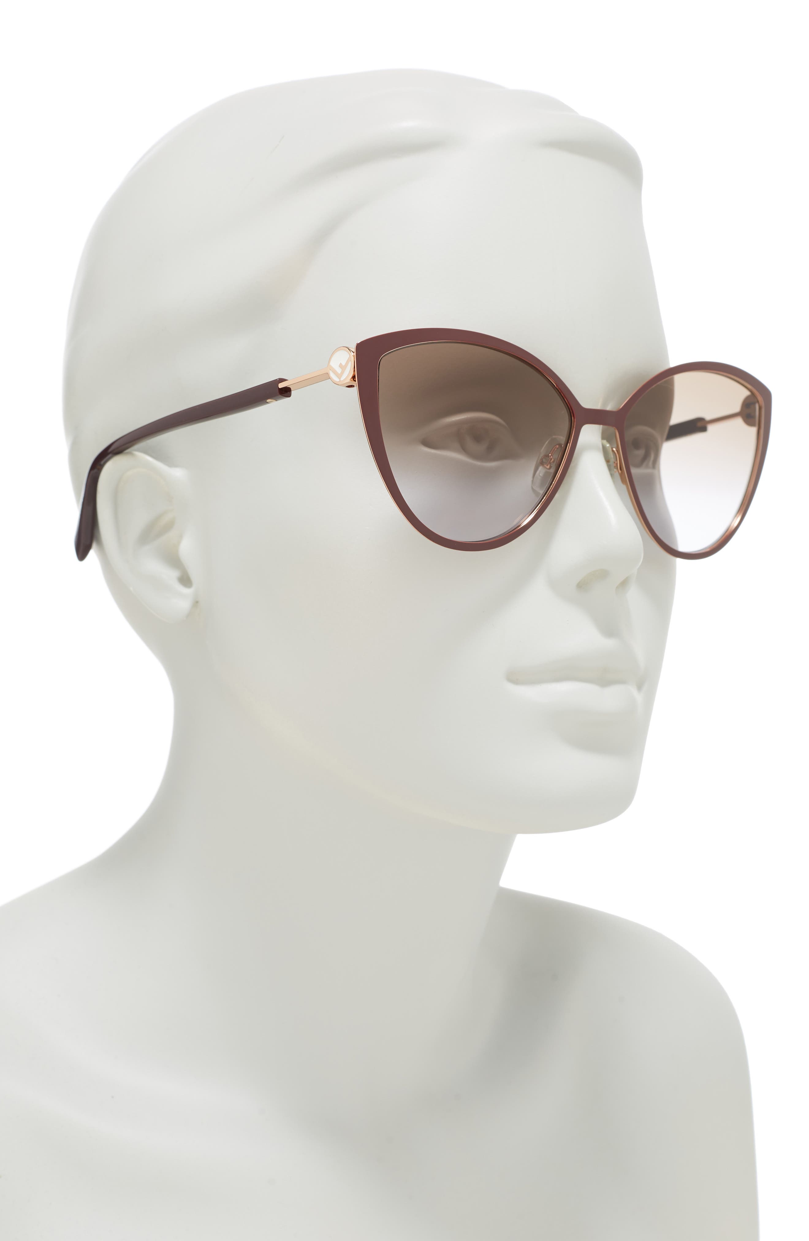 fendi gradient cat eye sunglasses