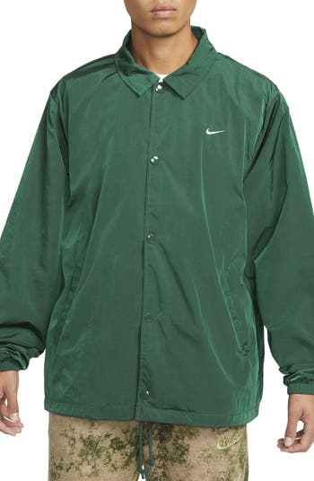 Nike Trend retro logo coach jacket in black