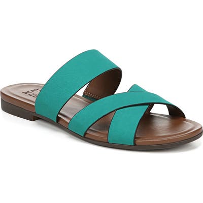Naturalizer Treasure Slide Sandal- Green