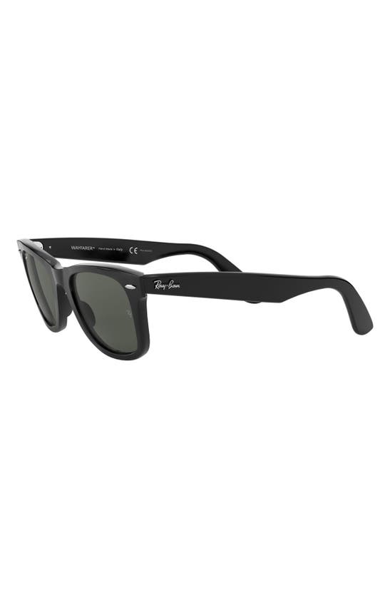 Shop Ray Ban Ray-ban 50mm Classic Wayfarer Polarized Sunglasses In Black Polarized