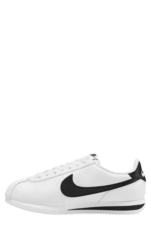 Nike Cortez Sneaker In White/black