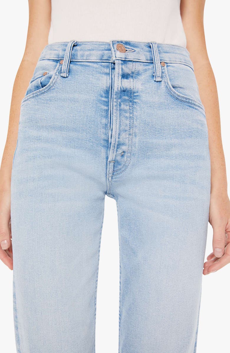 MOTHER The Tomcat Flood High Waist Ankle Straight Leg Jeans | Nordstrom