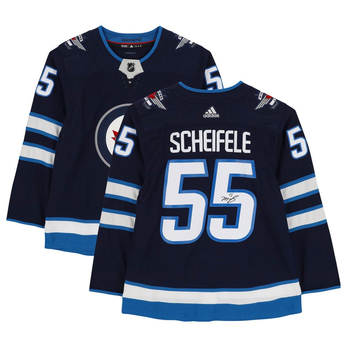 Palet Signé Mark Scheifele (Jets De Winnipeg) - Authentifié Fanatics, NHL