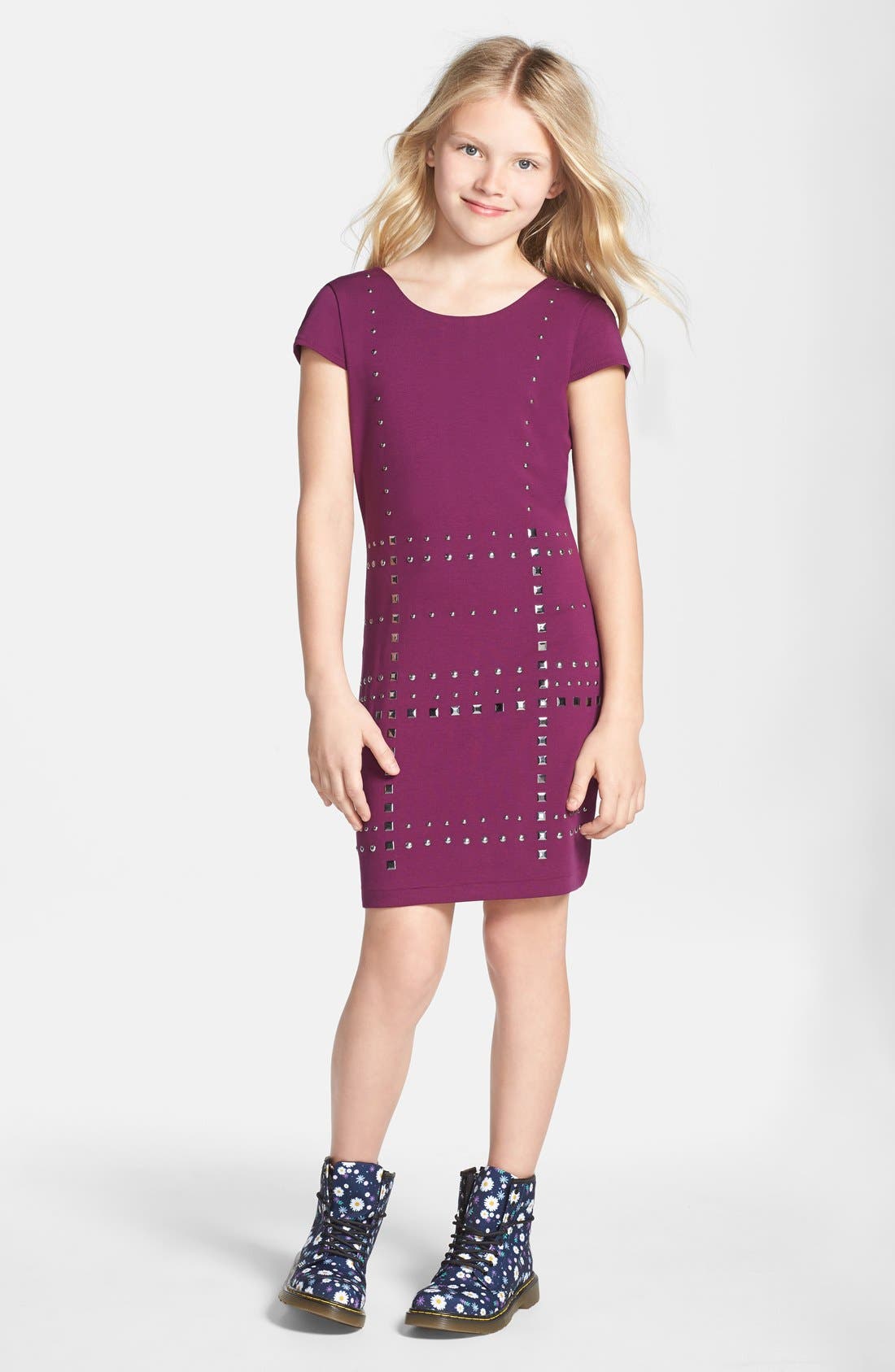 nicole miller purple dress