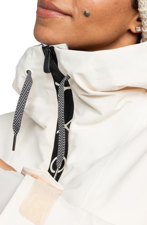 Roxy Shelter Technical Snow Jacket In Buttercream
