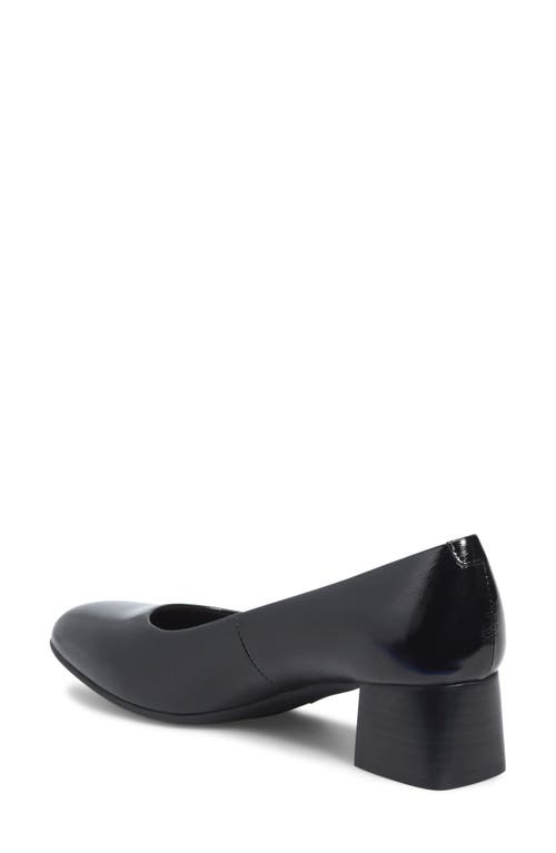 Comfortiva Peach Pump In Black Patent