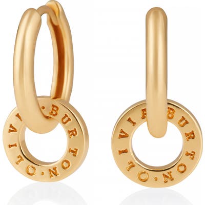 Olivia Burton Interlink Huggie Hoop Earrings