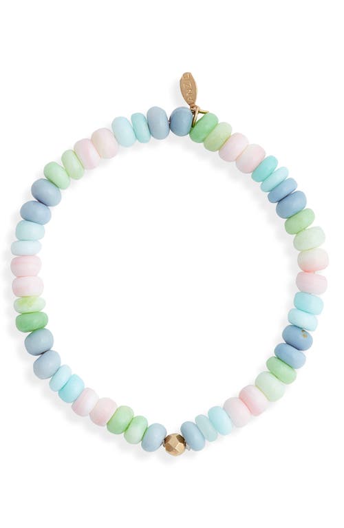 Boheme Beaded Opal Stretch Bracelet in Multicolor