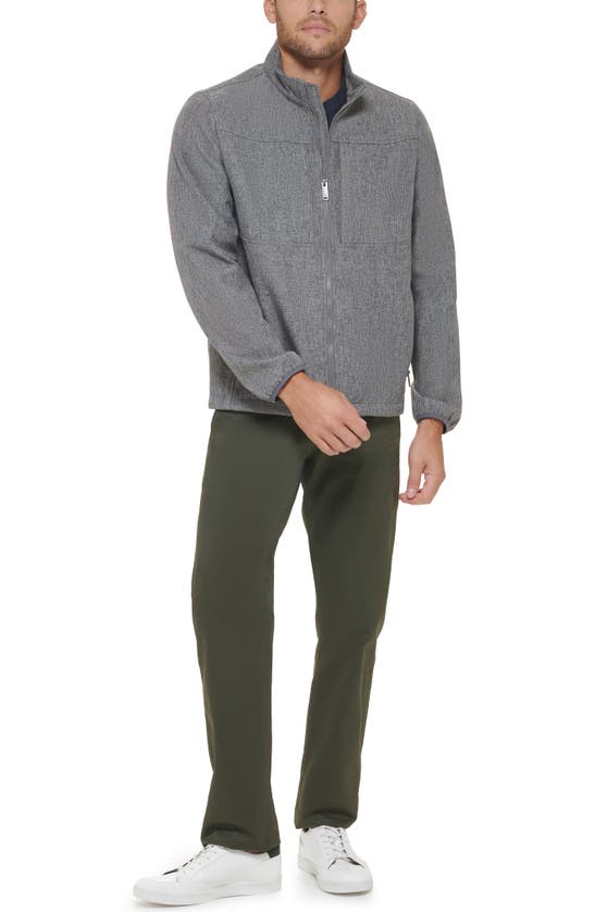 Shop Dockers ® Water Resistant Soft Shell Jacket In Heather Grey