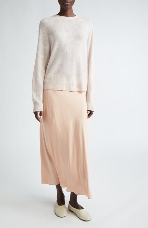 Shop Lafayette 148 New York Bias Cut Silk Maxi Skirt In Bluff Pink