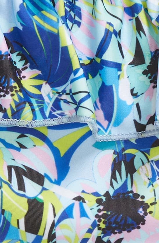 Boardies Kids' Amelia Ruffle Two-piece Swimsuit In Blue
