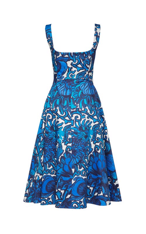 La Doublej Sophia Dress In Anemone Blue