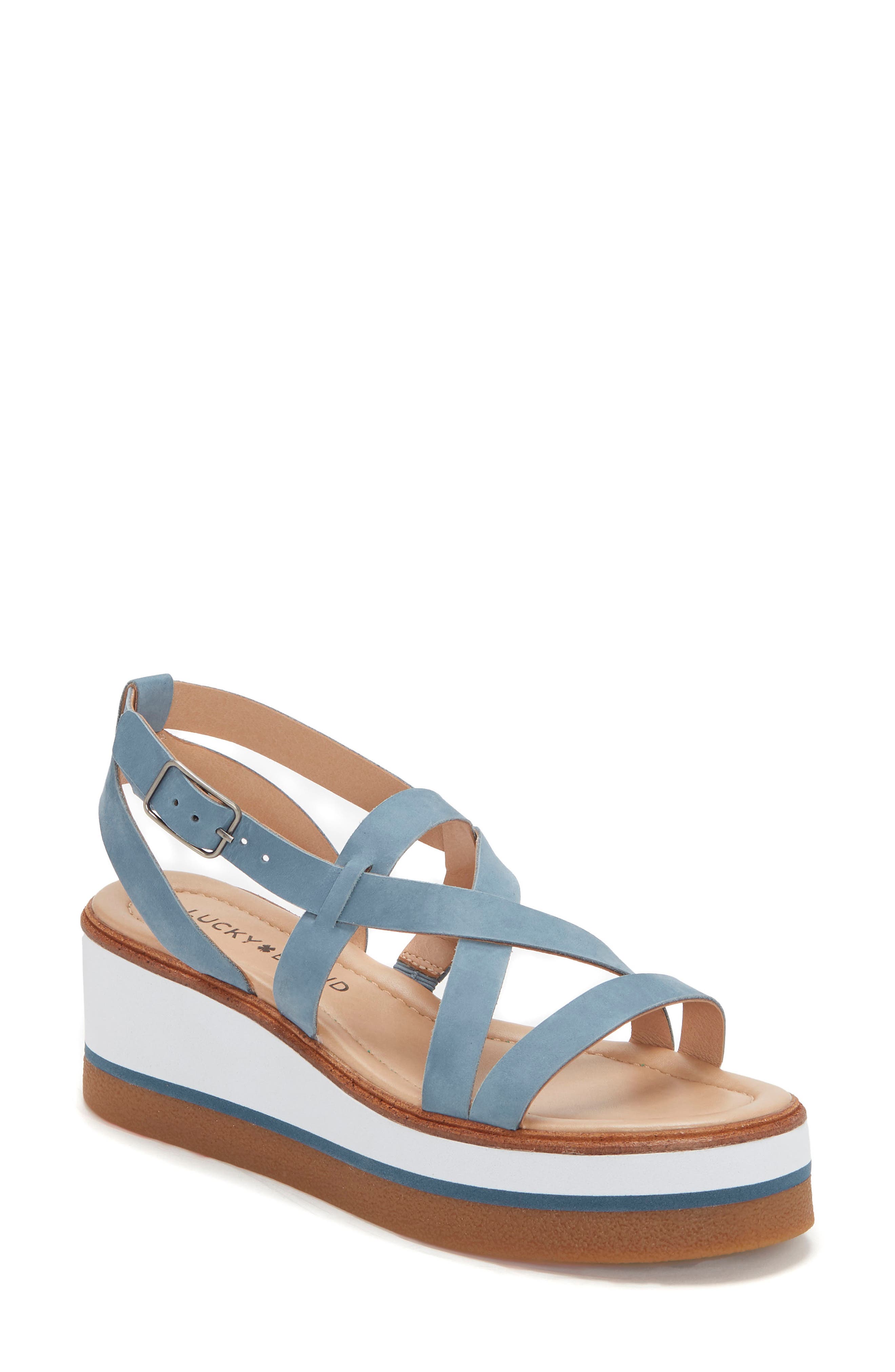 lucky brand shoes wedge sandals